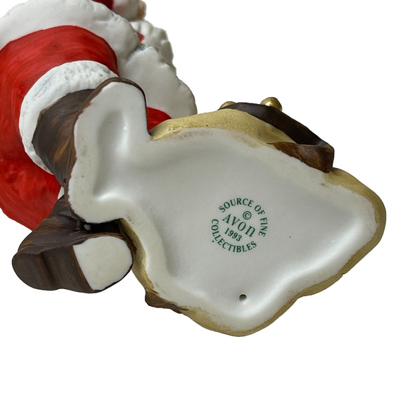 Avon Christmas Santa Figure Vintage Holiday Decoration Shush Quiet Gesture 6 in - Picture 6 of 7
